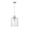 Z-Lite Kinsley 1 Light Pendant, Brushed Nickel And Clear Seeded 340P12-BN - alternate 5